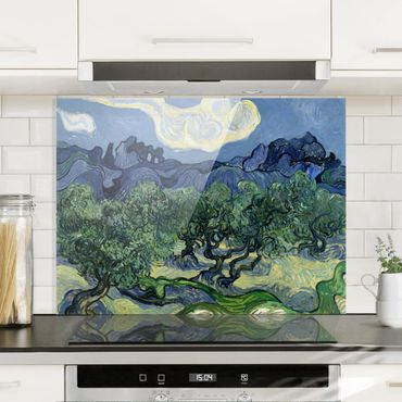 Fond de hotte - Vincent van Gogh - Olive Trees