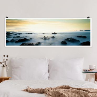 Poster panoramique plage - Sunset Over The Ocean
