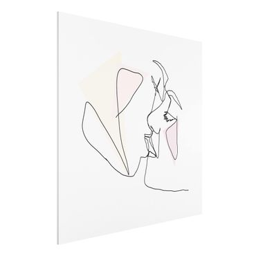 Impression sur forex - Kiss Faces Line Art
