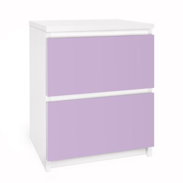 Papier adhésif pour meuble IKEA - Malm commode 2x tiroirs - Colour Lavender