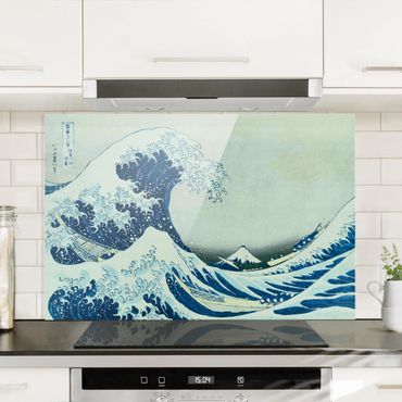 Fond de hotte - Katsushika Hokusai - The Great Wave At Kanagawa