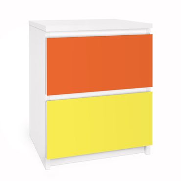 Papier adhésif pour meuble IKEA - Malm commode 2x tiroirs - Colour Set Summer