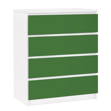 Papier adhésif pour meuble IKEA - Malm commode 4x tiroirs - Colour Dark Green