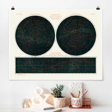Poster - Vintage Illustration Constellations