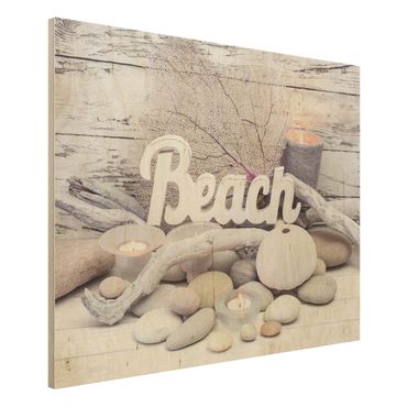 Impression sur bois - Spa Beach Decoration