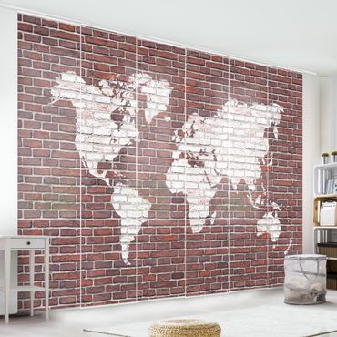 Set de panneaux coulissants - Brick World Map