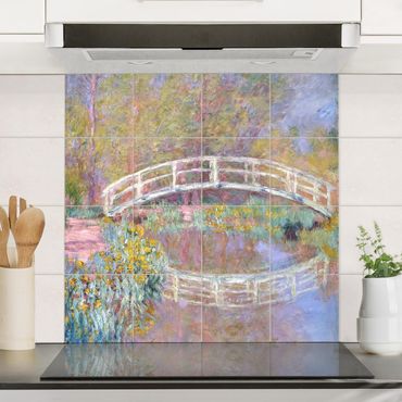 Sticker pour carrelage avec image - Claude Monet - Bridge Monet's Garden