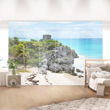 Set de panneaux coulissants - Caribbean Coast Tulum Ruins