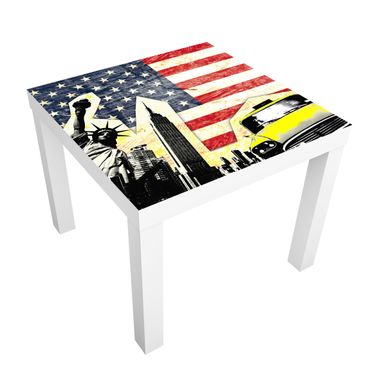 Papier adhésif pour meuble IKEA - Lack table d'appoint - This Is New York!