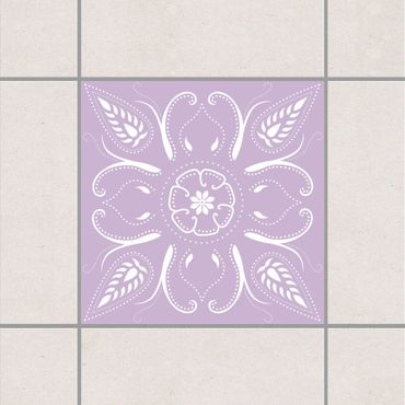 Sticker pour carrelage - Bandana Lavender