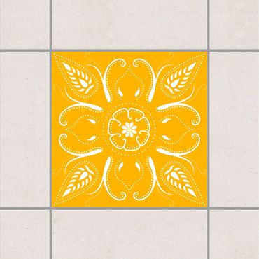 Sticker pour carrelage - Bandana Melon Yellow