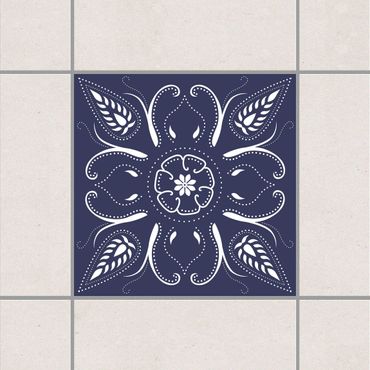 Sticker pour carrelage - Blue Bandana