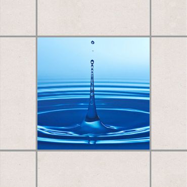 Sticker pour carrelage - Drop With Waves