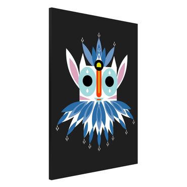 Tableau magnétique - Collage Ethno Mask - Gnome