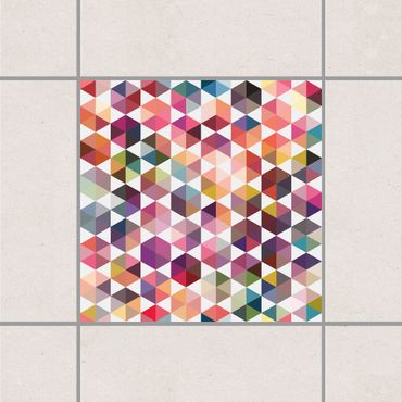 Sticker pour carrelage - Hexagon facets