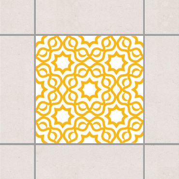 Sticker pour carrelage - Islamic White Melon Yellow