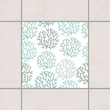Sticker pour carrelage - Coral Spring