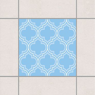Sticker pour carrelage - Retro Morocco Light Blue