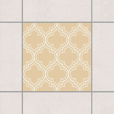 Sticker pour carrelage - Retro Light Brown Morocco