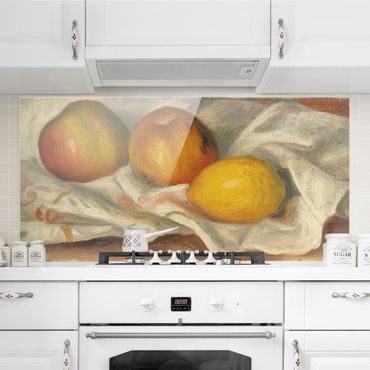 Fond de hotte - Auguste Renoir - Apples And Lemon