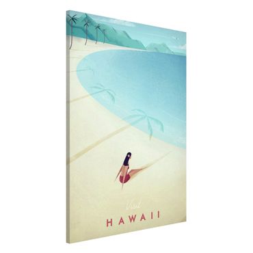Tableau magnétique - Travel Poster - Hawaii