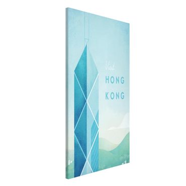 Tableau magnétique - Travel Poster - Hong Kong