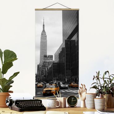 Tableau en tissu avec porte-affiche - Classic NYC
