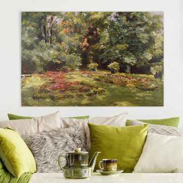 Tableau sur toile - Max Liebermann - Flower Terrace Wannseegarten