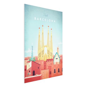 Impression sur forex - Travel Poster - Barcelona