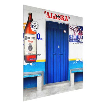 Tableau en verre - Alaska Blue Bar