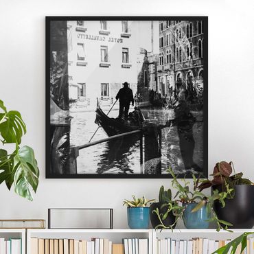 Poster encadré - Venice Reflections
