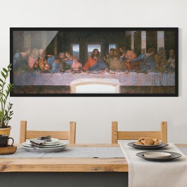 Poster encadré - Leonardo Da Vinci - The last Supper