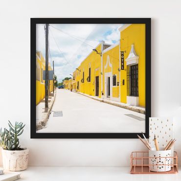 Poster encadré - City In Yellow