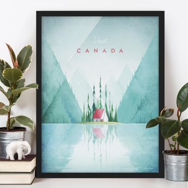 Poster encadré - Travel Poster - Canada