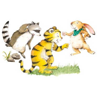 Sticker mural - Little Tiger - Friends Mega Set
