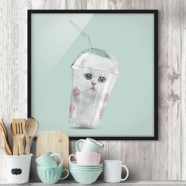 Poster encadré - Shake With Cat