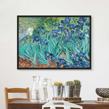 Poster encadré - Vincent Van Gogh - Iris