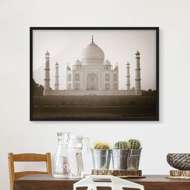 Poster encadré - Taj Mahal