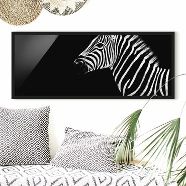 Poster encadré - Zebra Safari Art