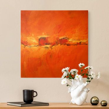 Tableau sur toile or - Composition In Orange