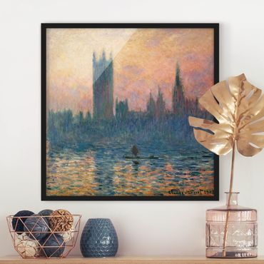 Poster encadré - Claude Monet - London Sunset
