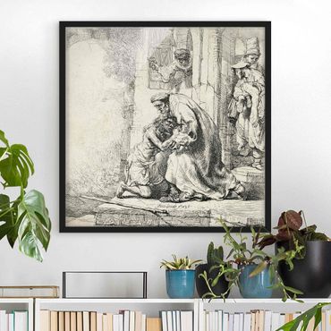 Poster encadré - Rembrandt van Rijn - The Return of the prodigal Son