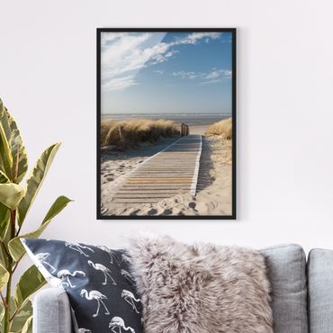 Poster encadré - Baltic Sea Beach