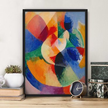 Poster encadré - Robert Delaunay - Circular Shapes, Sun