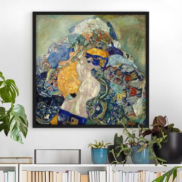 Poster encadré - Gustav Klimt - Baby (cradle)