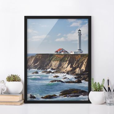 Poster encadré - Point Arena Lighthouse California