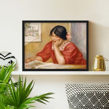 Poster encadré - Auguste Renoir - Leontine Reading
