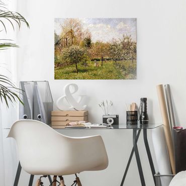 Tableau en verre - Camille Pissarro - Spring In Eragny