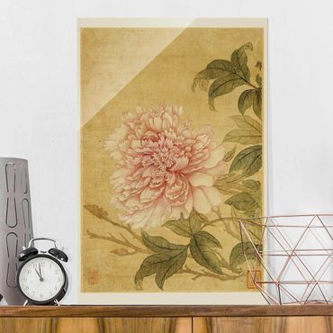 Tableau en verre - Yun Shouping - Chrysanthemum