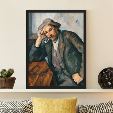 Poster encadré - Paul Cézanne - The Pipe Smoker